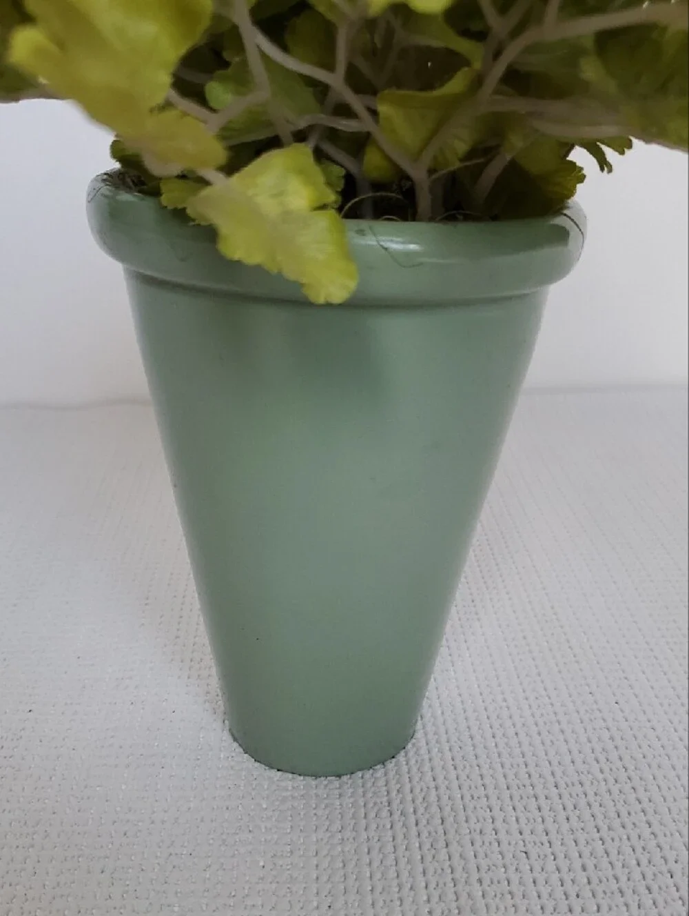 Artificial Gingko Plant in Pot - Home Accents Set of 2
